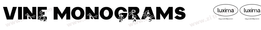 Vine Monograms字体转换